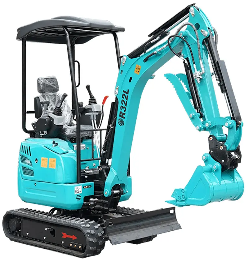 Mini excavator Rippa R322I (Blue)