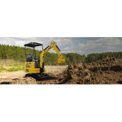Mini excavator Rippa R327 (Yellow) Thumb