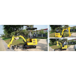 Mini excavator Rippa R327 (Yellow) Thumb