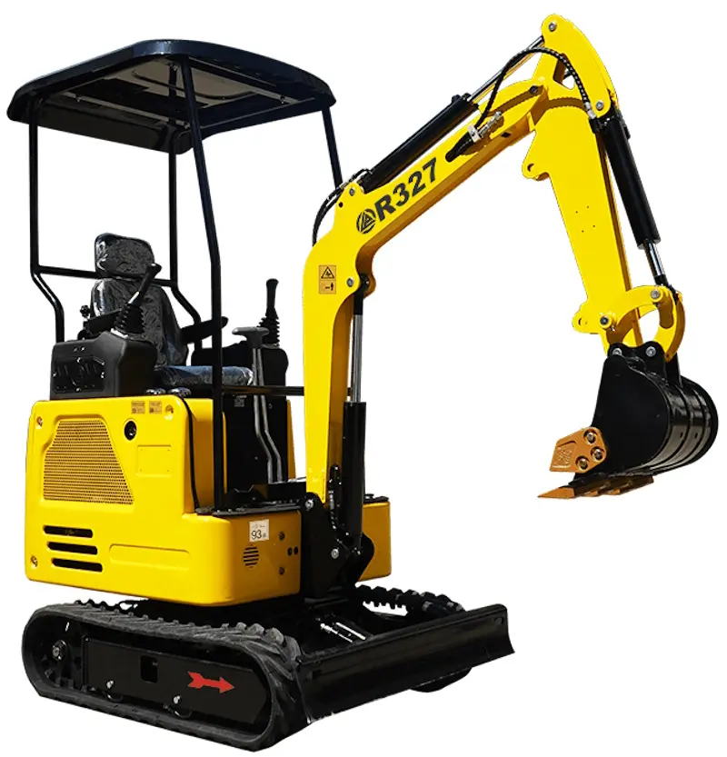 Mini excavator Rippa R327 (Yellow)