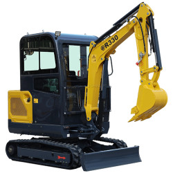 Mini excavator Rippa R330 (Black/Yellow)