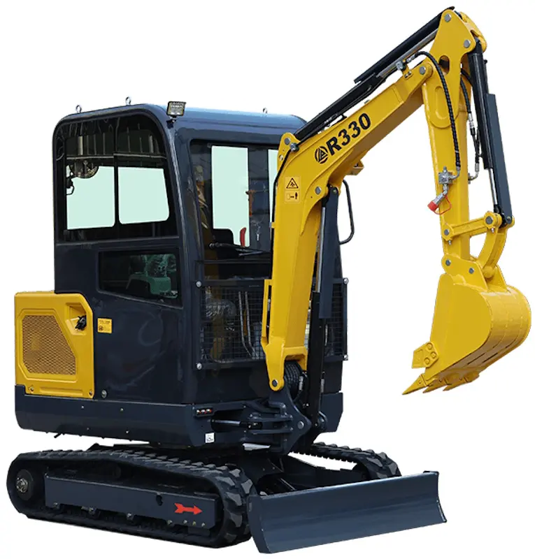 Мини-экскаватор Rippa R330 (Black/Yellow)