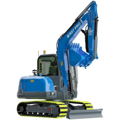 Mini excavator Rippa R57 Pro (Blue)