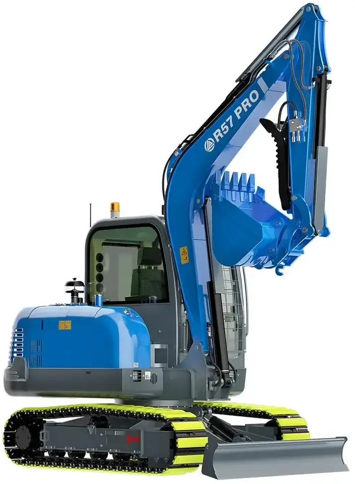 Mini excavator Rippa R57 Pro (Blue)