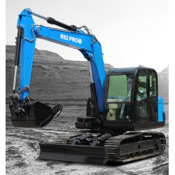 Mini excavator Rippa R82 Pro (Blue) Thumb