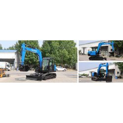 Mini excavator Rippa R82 Pro (Blue) Thumb