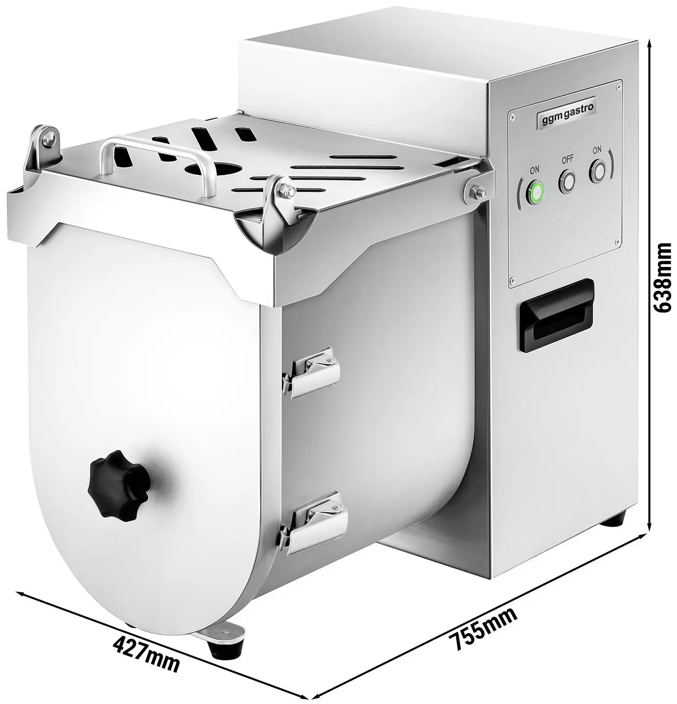 Malaxor pentru carne GGM Gastro EFMH30 (Inox) - 12