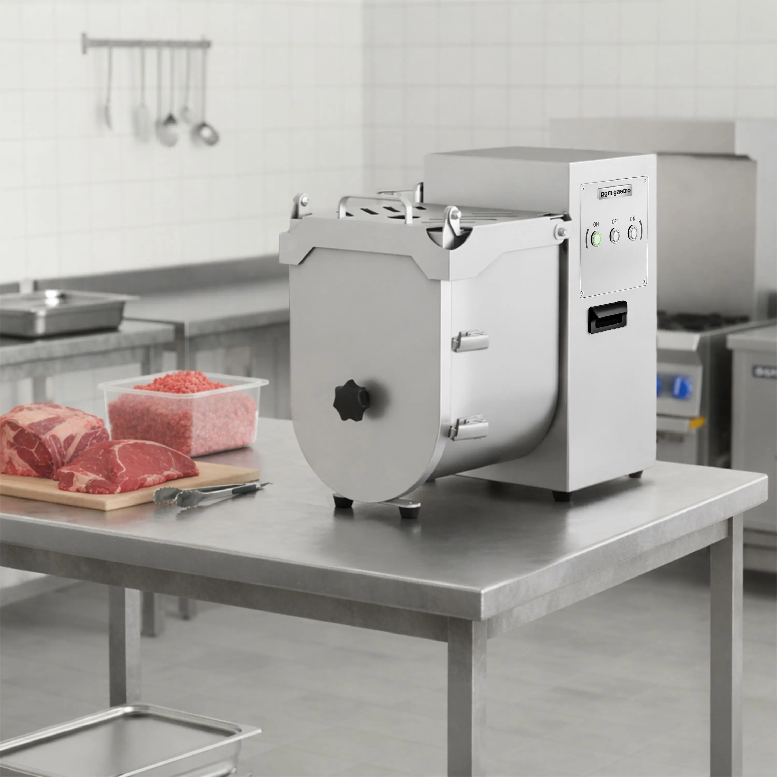 Malaxor pentru carne GGM Gastro EFMH30 (Inox) - 14