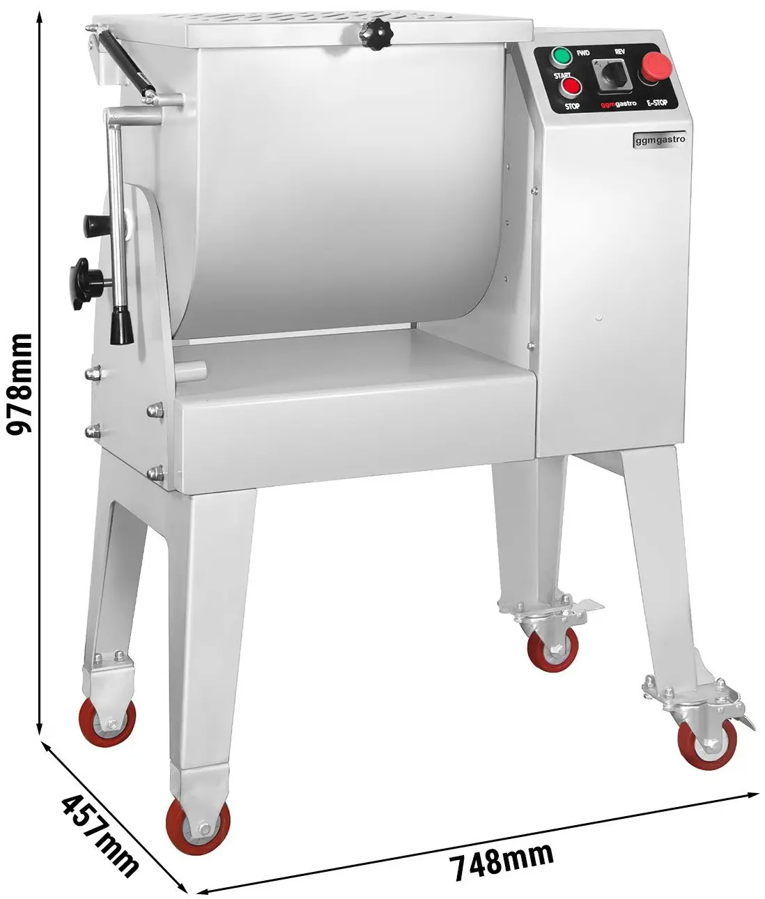 Фаршемешалка GGM Gastro FMH40 (Inox) - 8