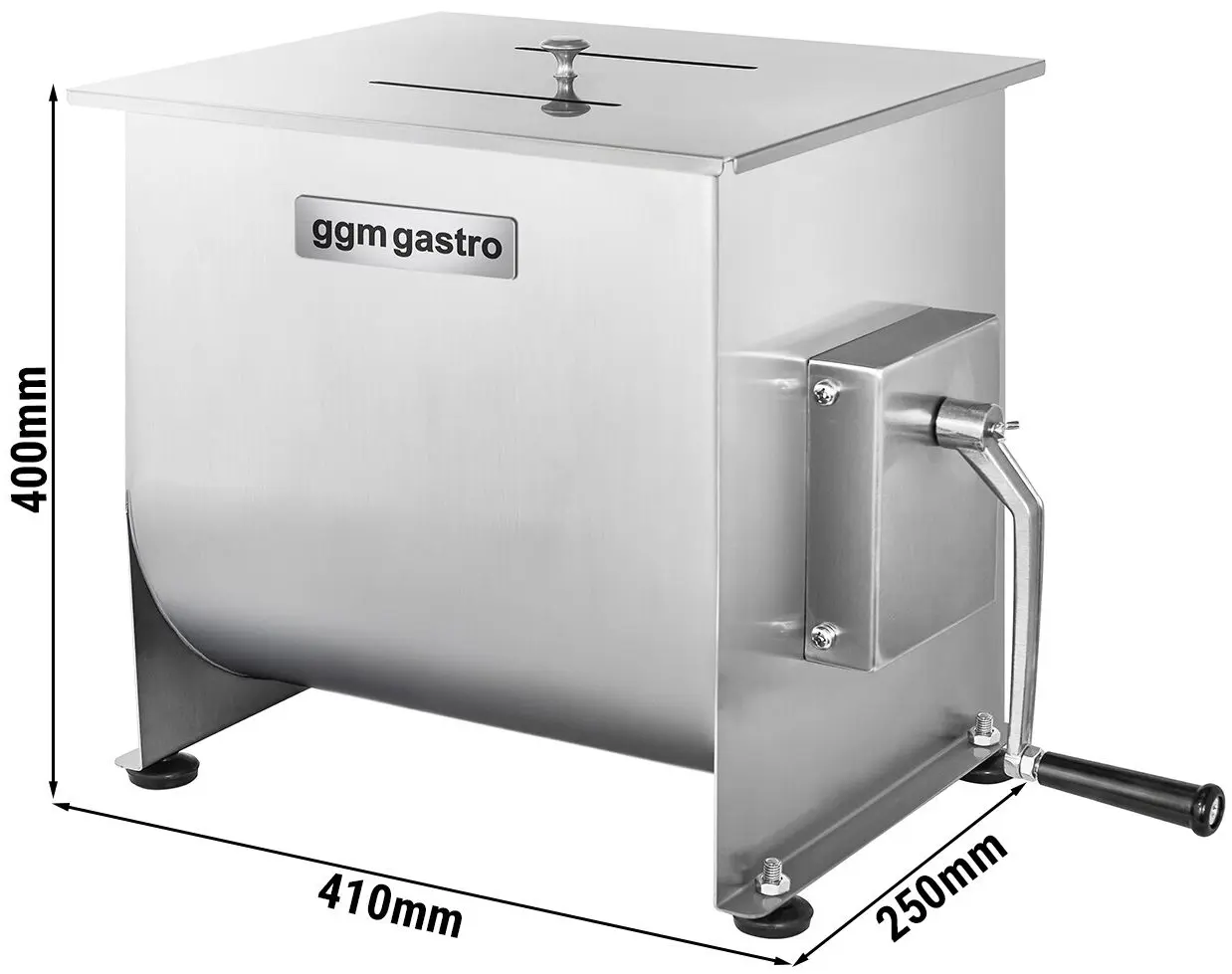 Фаршемешалка ручная GGM Gastro FMHB20 (Inox) - 9