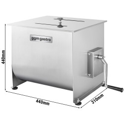 Фаршемешалка ручная GGM Gastro FMHB30 (Inox) Thumb