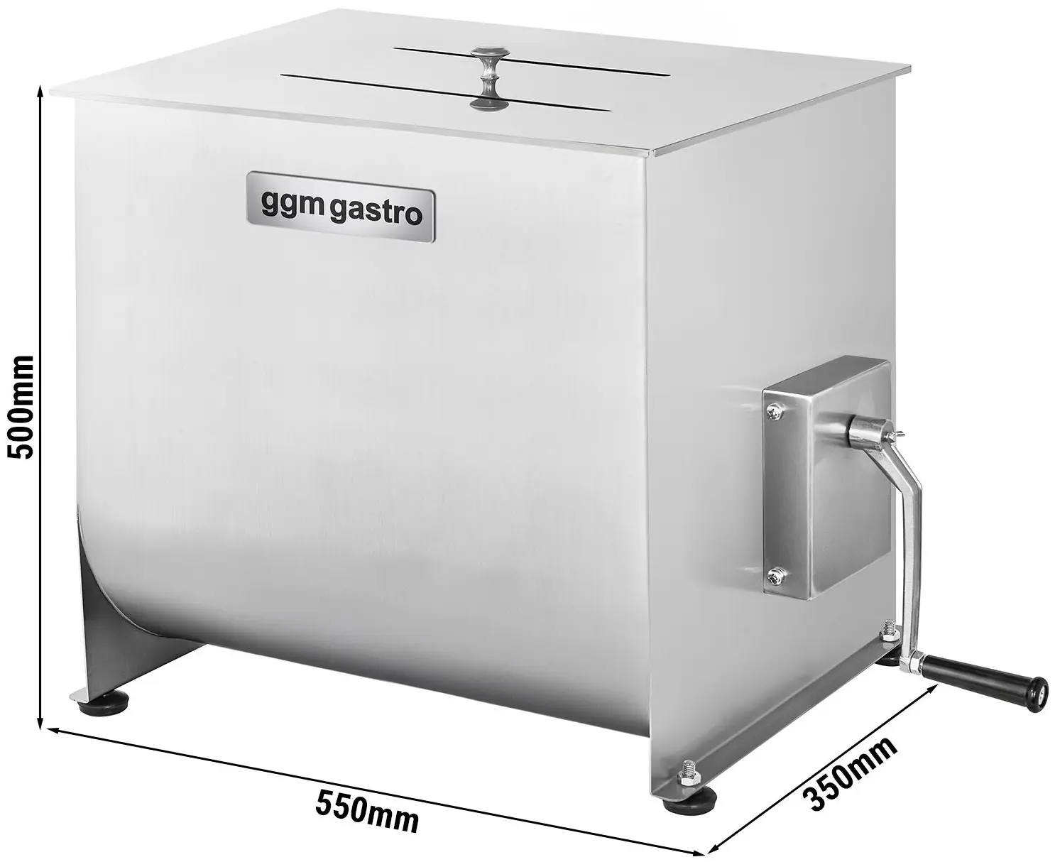 Фаршемешалка ручная GGM Gastro FMHB50 (Inox) - 9