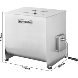 Фаршемешалка ручная GGM Gastro FMHB60 (Inox) Thumb