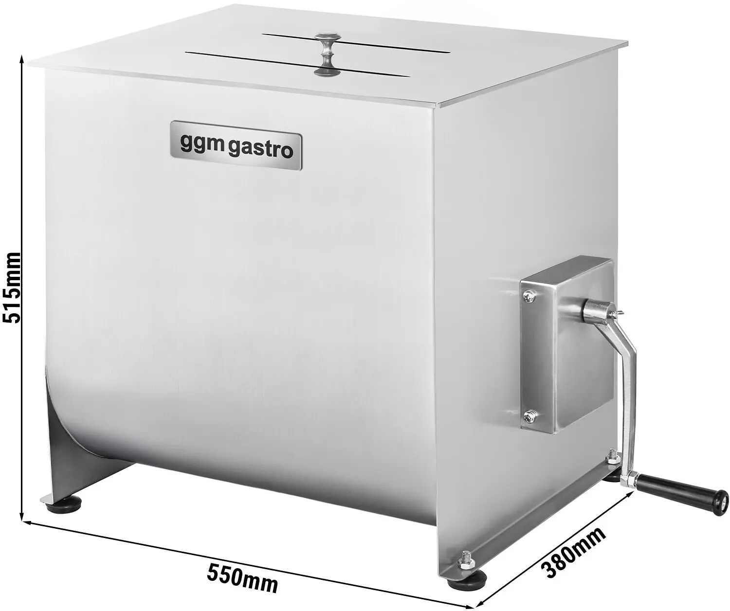 Фаршемешалка ручная GGM Gastro FMHB60 (Inox) - 9