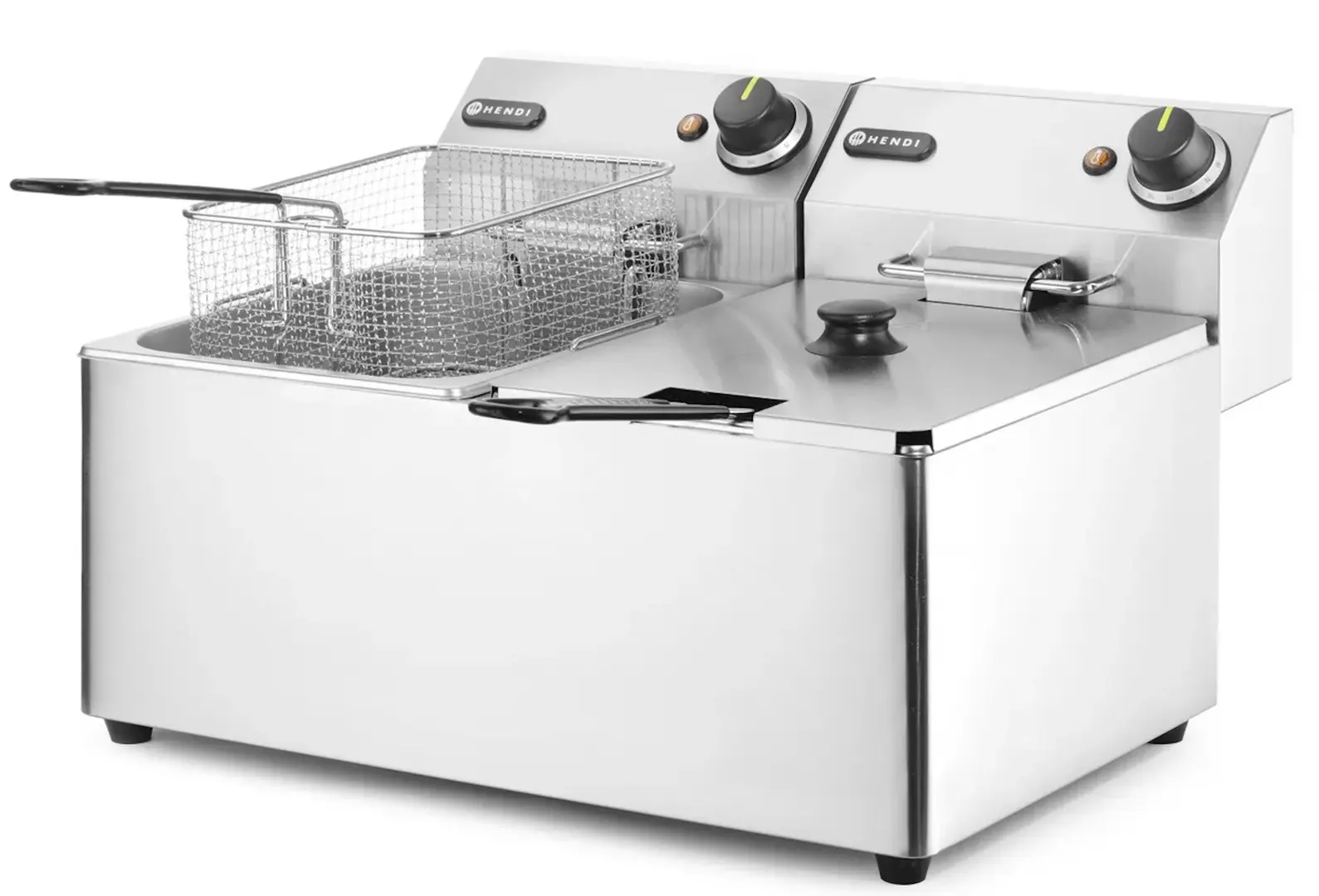 Фритюрница Hendi 205839 2x8L (Inox/Black)