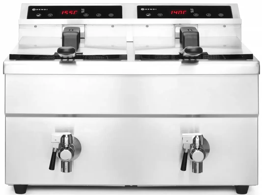 Friteuza Hendi Kitchen Line 215029 2x8L (Inox)