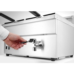 Friteuza Hendi Kitchen Line 215029 2x8L (Inox) Thumb