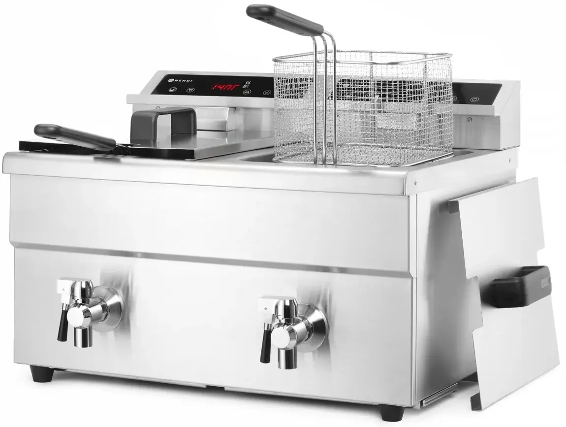 Friteuza Hendi Kitchen Line 215029 2x8L (Inox)