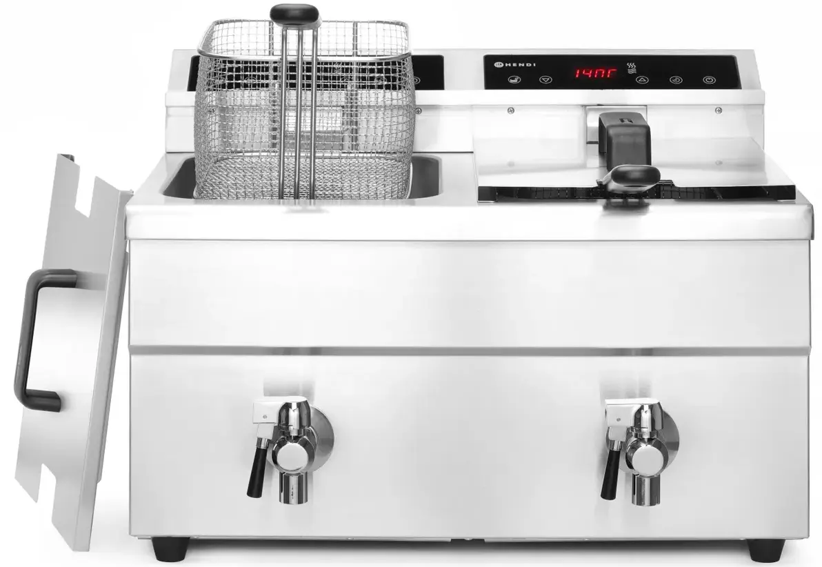 Friteuza Hendi Kitchen Line 215029 2x8L (Inox)