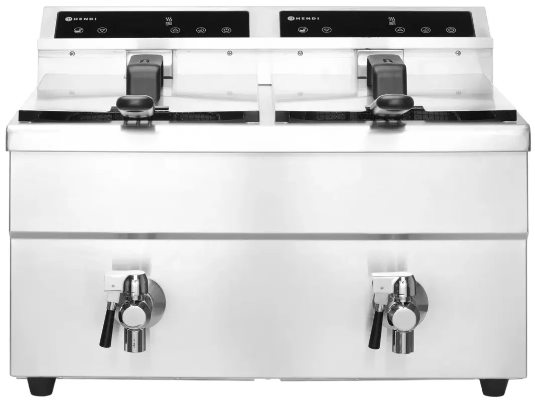 Friteuza Hendi Kitchen Line 215029 2x8L (Inox)