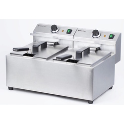 Friteuza Hendi MasterCook 207307 2x8L (Inox) Thumb