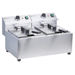 Friteuza Hendi MasterCook 207307 2x8L (Inox)