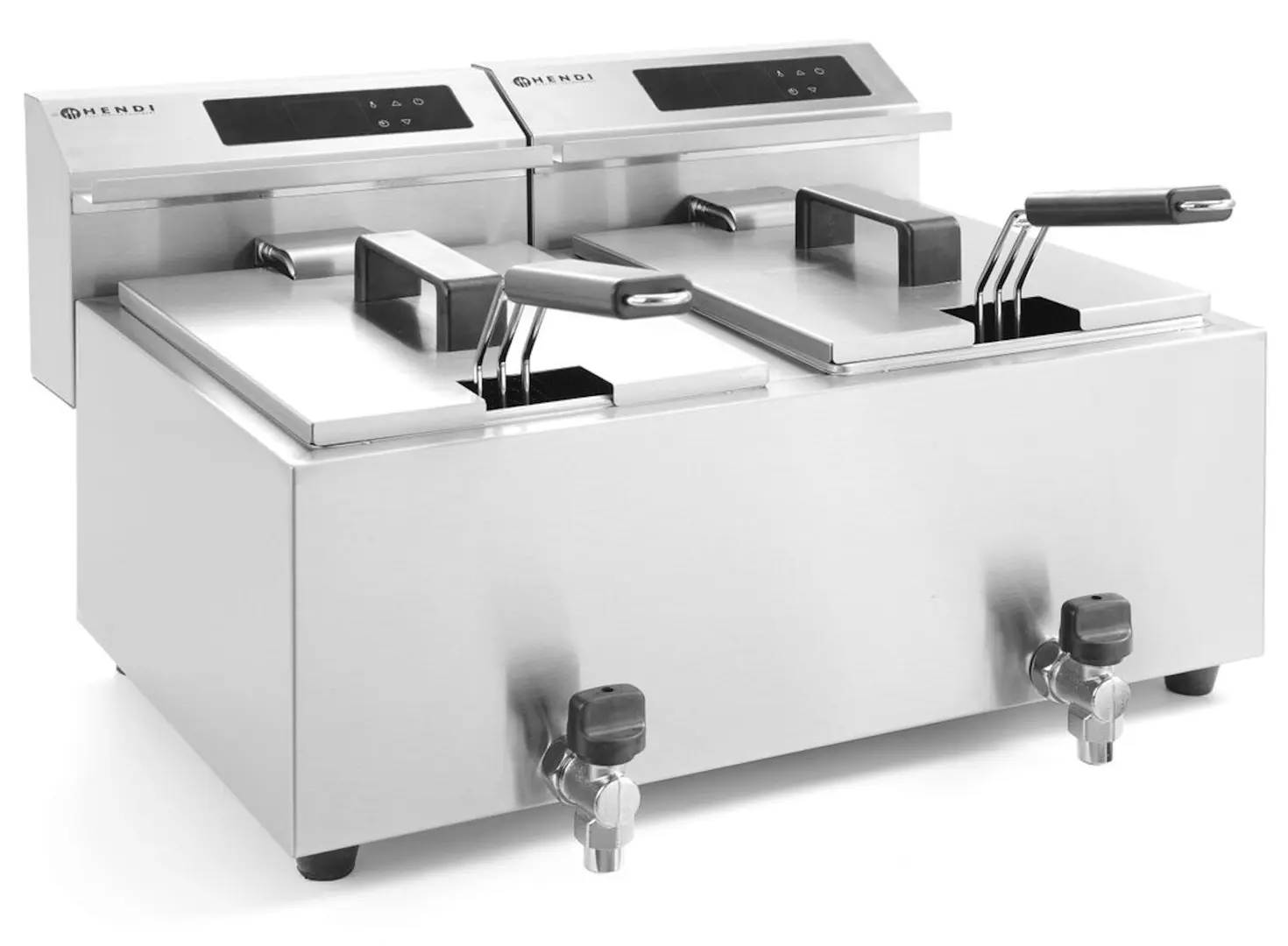 Фритюрница Hendi MasterCook 207376 2x8L (Inox)