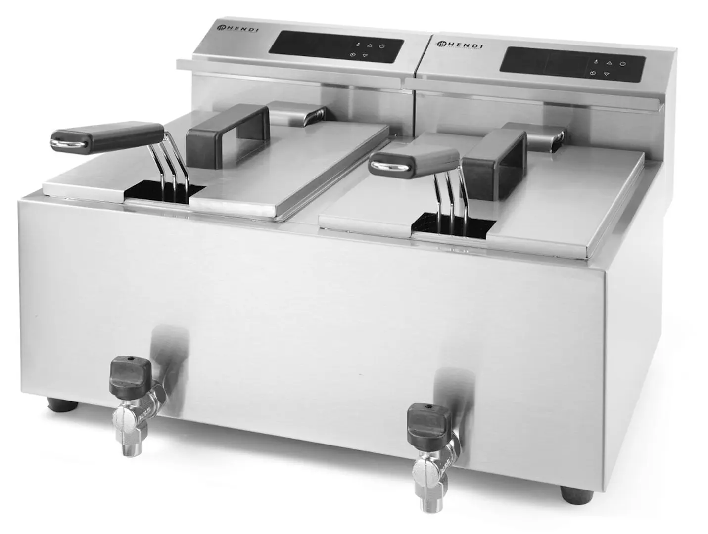 Фритюрница Hendi MasterCook 207376 2x8L (Inox)
