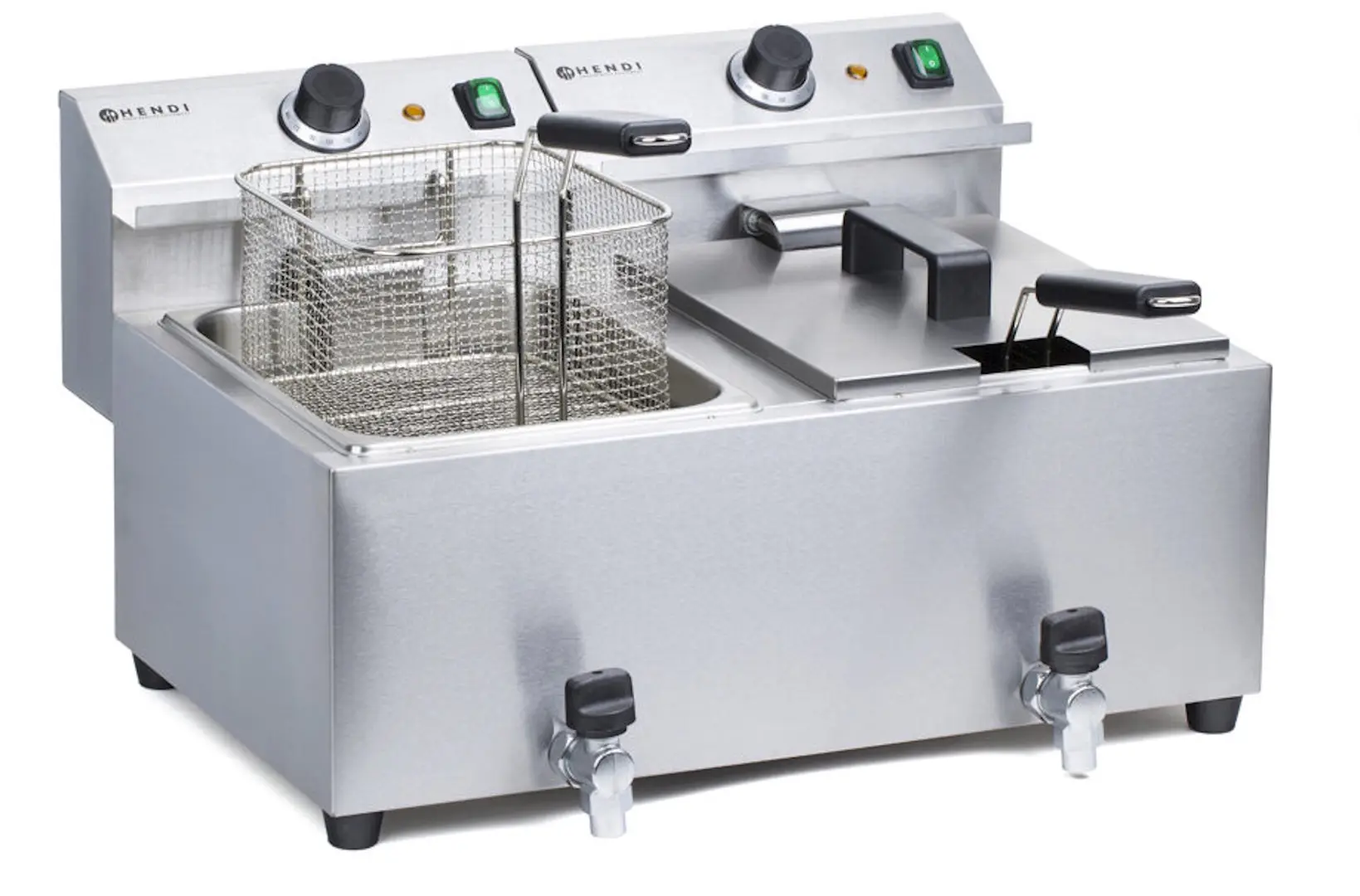 Friteuza Hendi MasterCook 209301 2x8L (Inox)