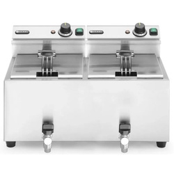 Friteuza Hendi MasterCook 209301 2x8L (Inox) Thumb