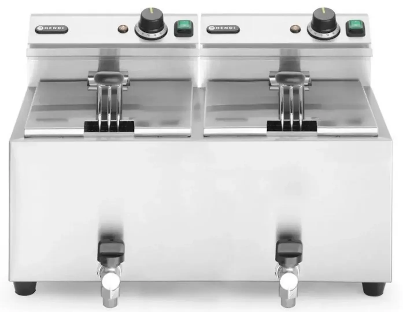 Friteuza Hendi MasterCook 209301 2x8L (Inox)