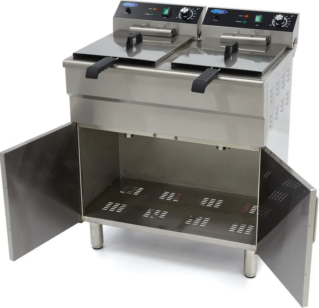 Фритюрница электрическая Maxima 09365156 (Inox/Black)