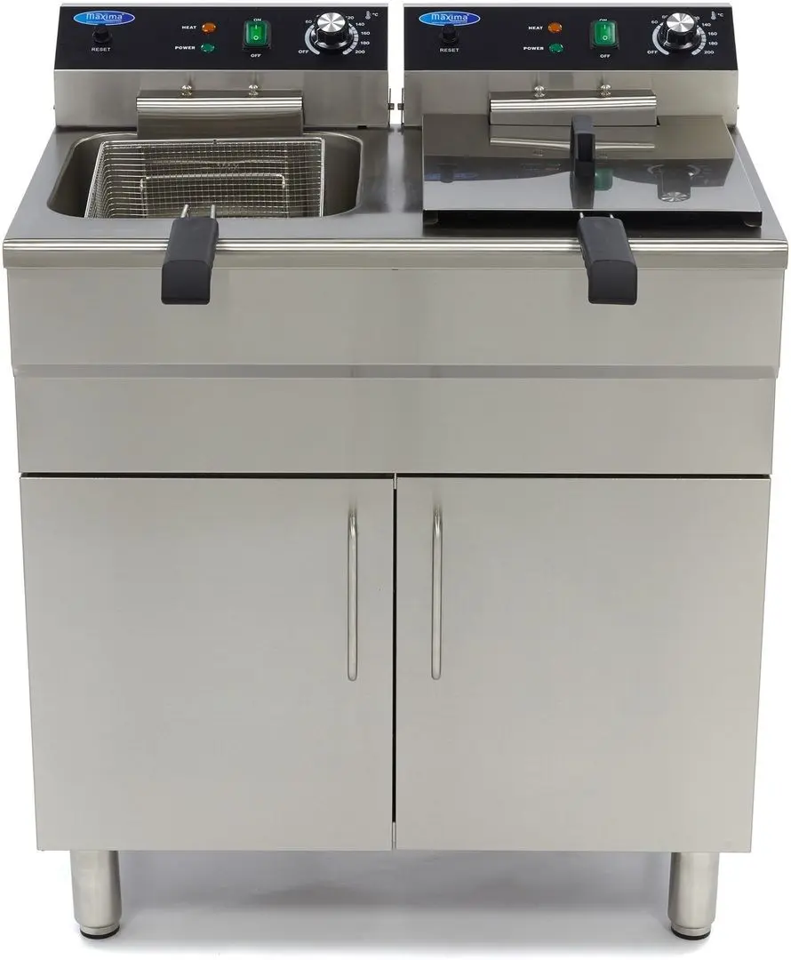 Фритюрница электрическая Maxima 09365156 (Inox/Black)