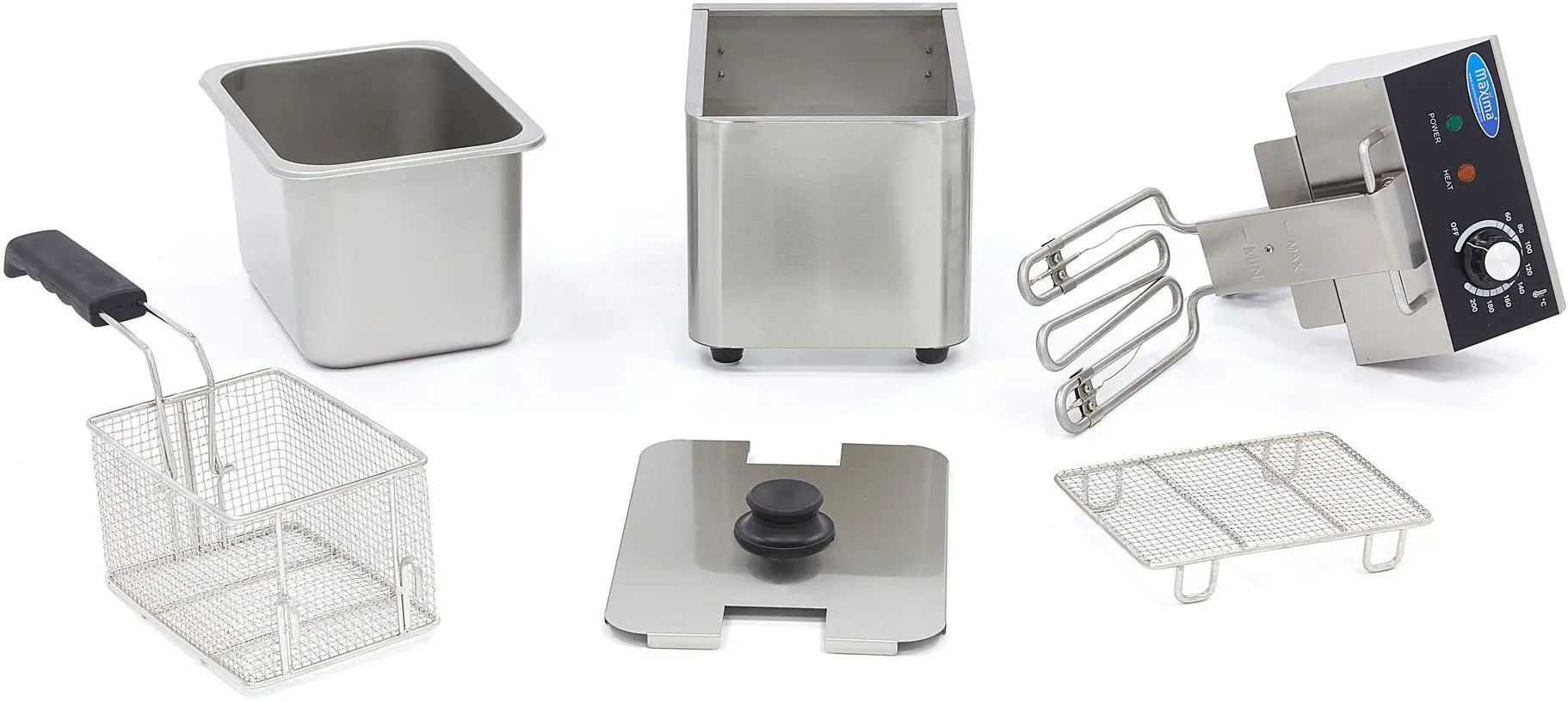 Фритюрница электрическая Maxima 09365211 (Inox/Black)