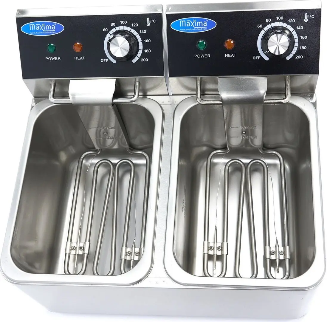Friteuza electrica Maxima 09365212 (Inox/Black)
