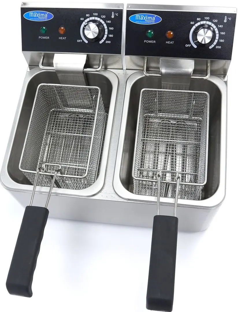 Friteuza electrica Maxima 09365212 (Inox/Black)
