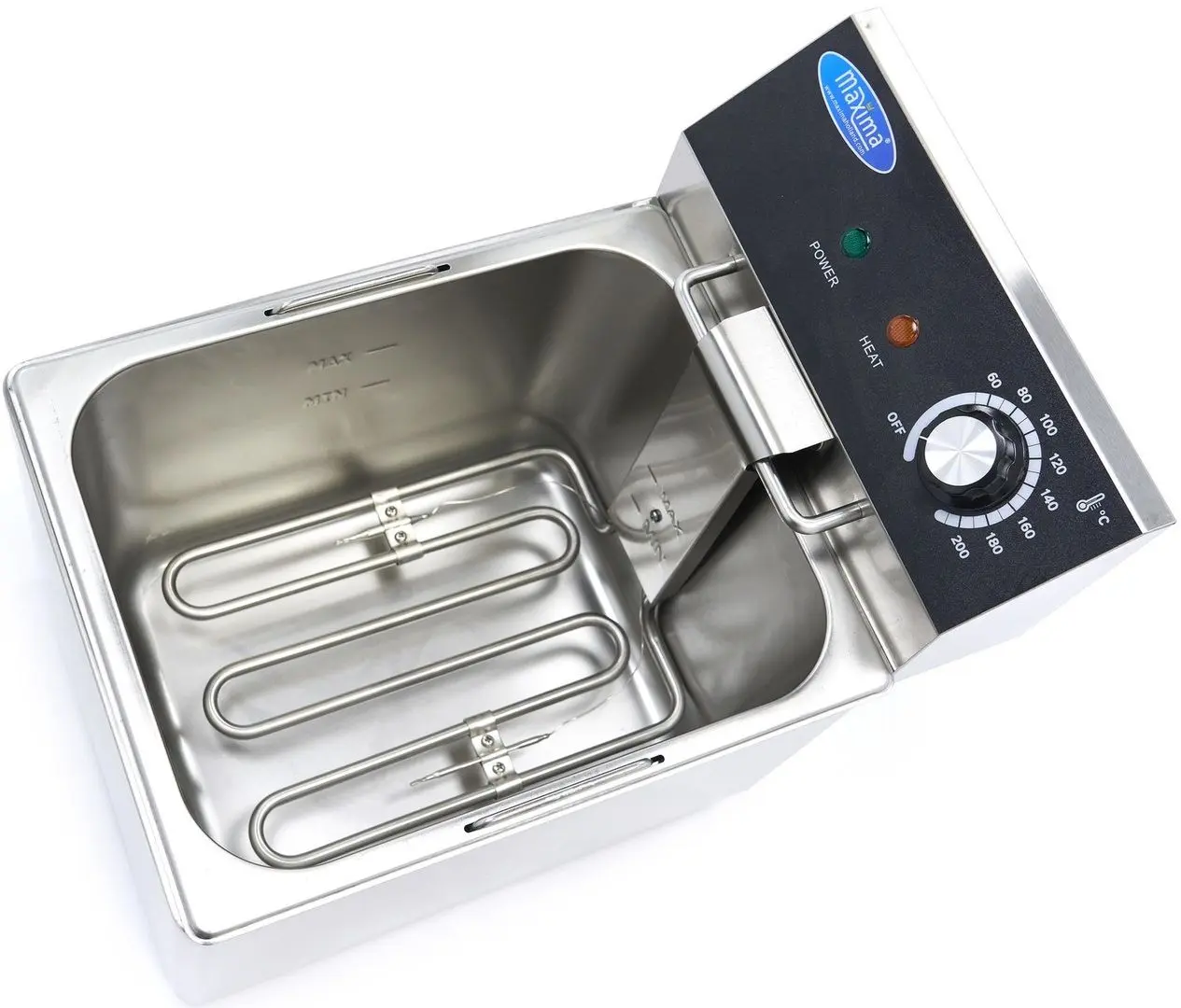 Friteuza electrica Maxima 09365215 (Inox/Black)
