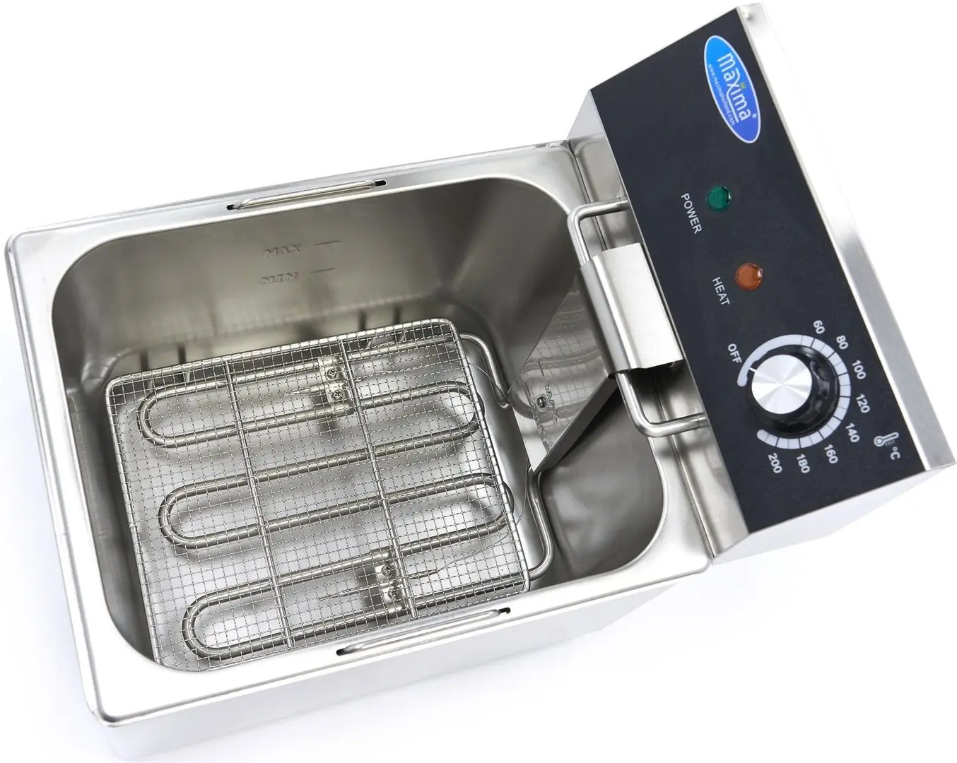 Friteuza electrica Maxima 09365215 (Inox/Black)