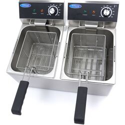 Friteuza electrica Maxima 09365225 (Inox/Black) Thumb