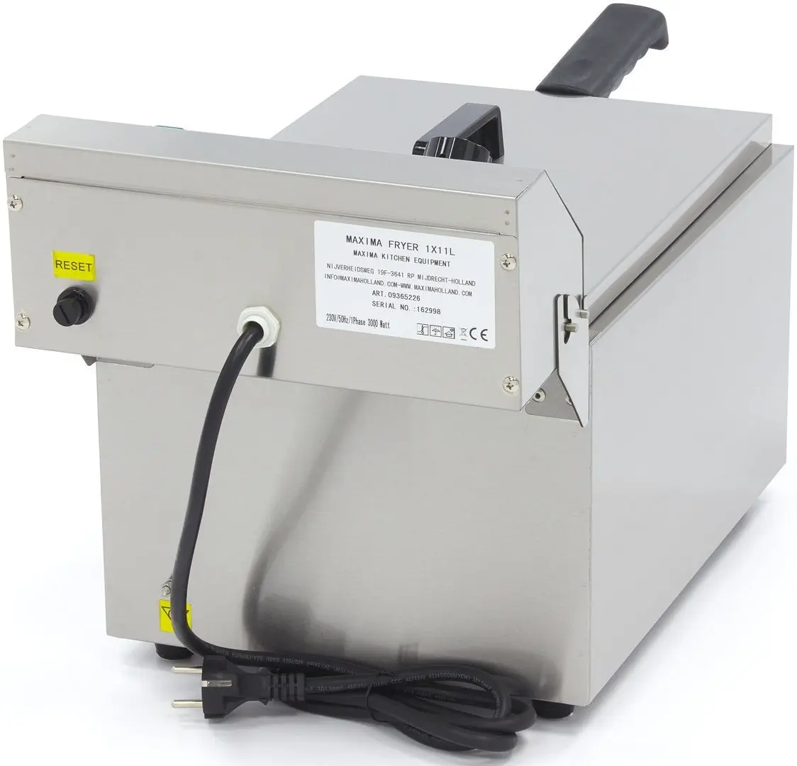 Friteuza electrica Maxima 09365226 (Inox/Black)