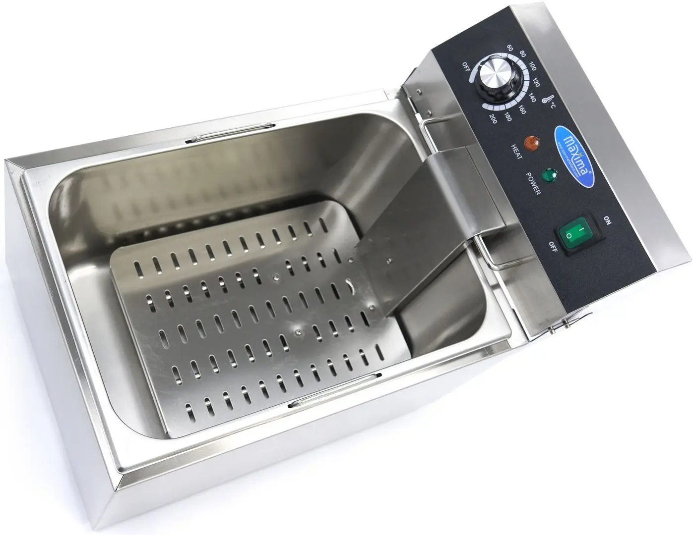 Friteuza electrica Maxima 09365226 (Inox/Black)