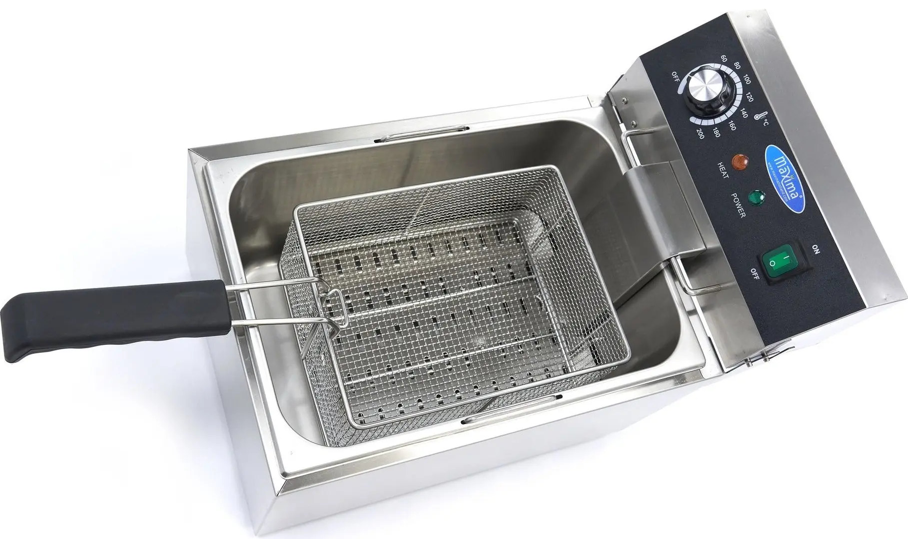 Friteuza electrica Maxima 09365226 (Inox/Black)