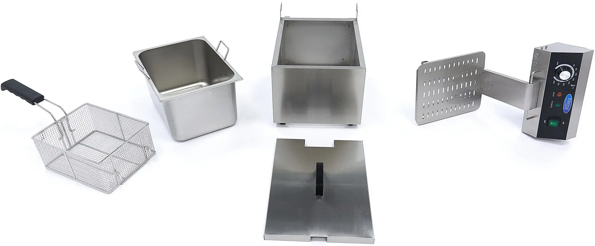 Friteuza electrica Maxima 09365226 (Inox/Black)