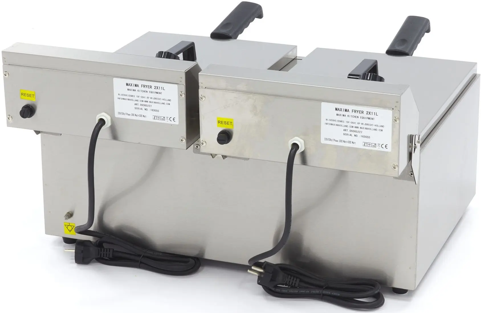 Friteuza electrica Maxima 09365227 (Inox/Black)