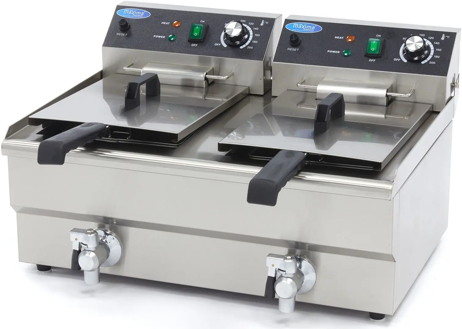 Friteuza electrica Maxima 09365231 (Inox/Black)