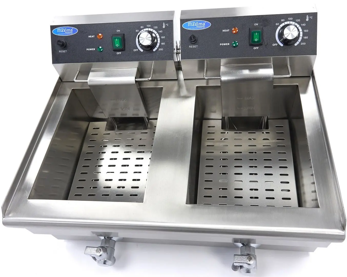 Friteuza electrica Maxima 09365231 (Inox/Black)