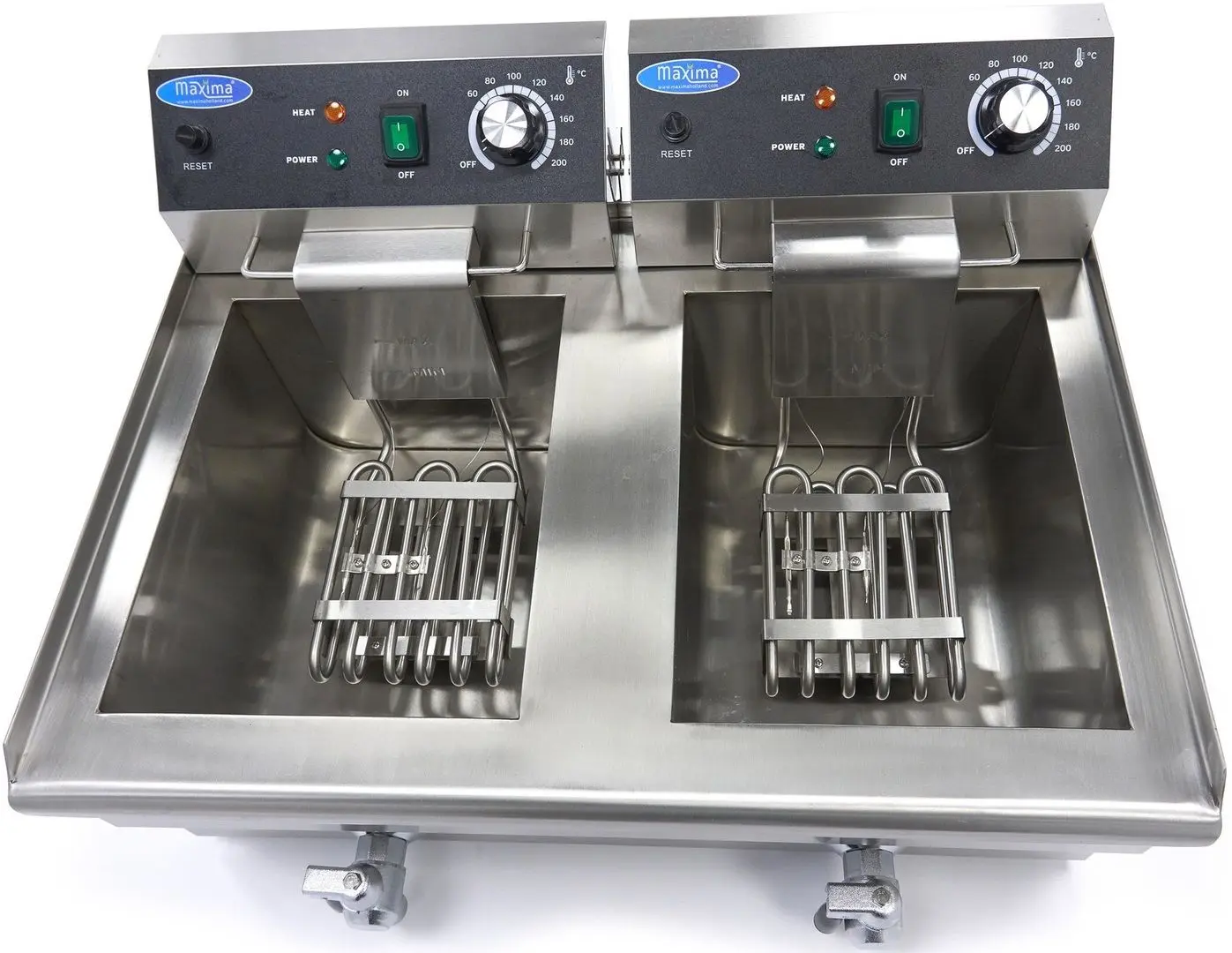 Friteuza electrica Maxima 09365231 (Inox/Black)