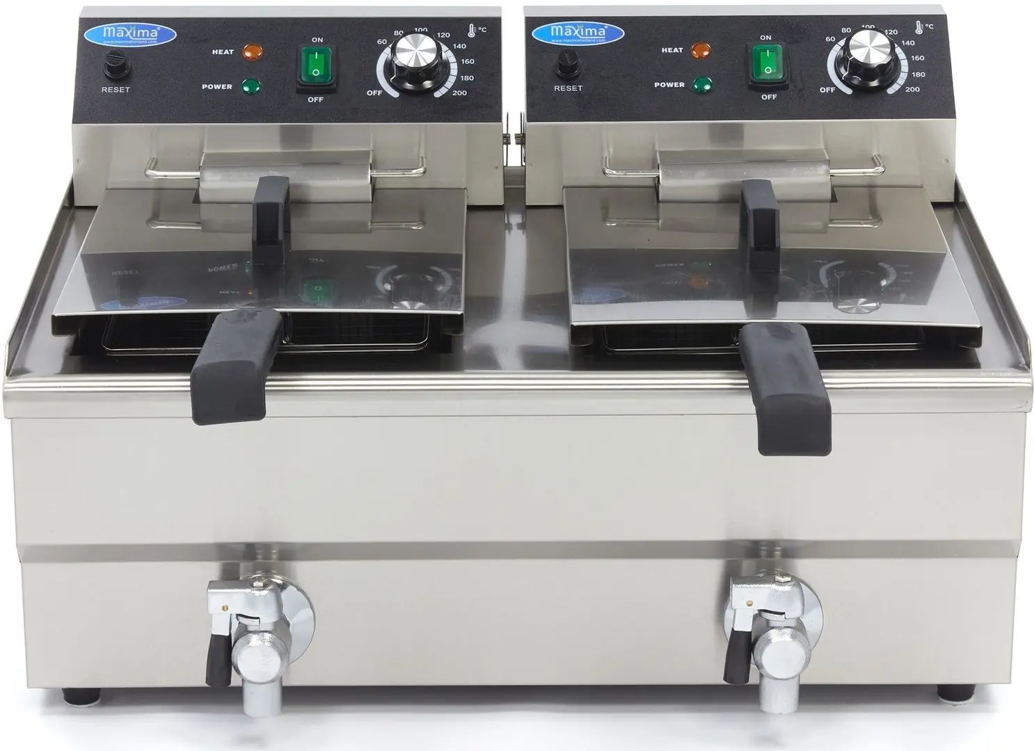 Friteuza electrica Maxima 09365231 (Inox/Black)