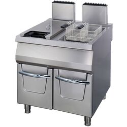 Фритюрница газовая Maxima Premium 2x22L 9398606 (Inox) Thumb