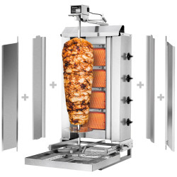 Аппарат для шаурмы газовый GGM Gastro DOBK4-SB-N (Inox)